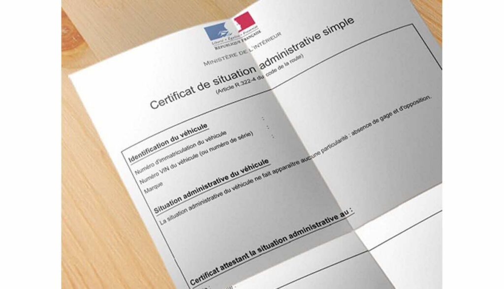 documents à exiger pour une 406 Coupé