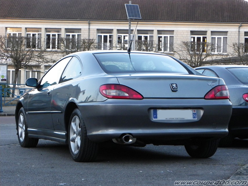 ligne échappement 406 coupé